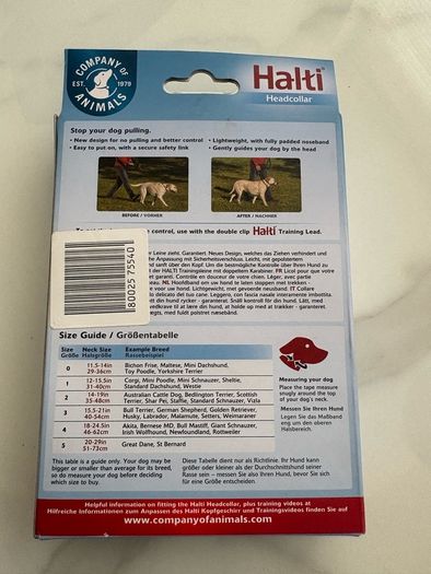 Halti dog headcollar