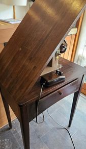 Singer 185K Antique Sewing Machine with Table