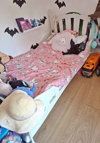 White Kids Single Bed Frame