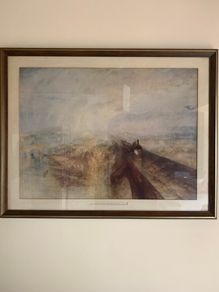 Framed Turner print