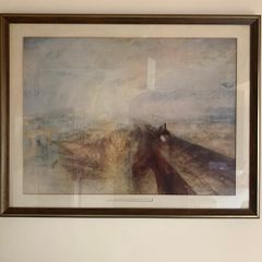 Framed Turner print