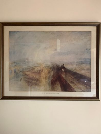 Framed Turner print