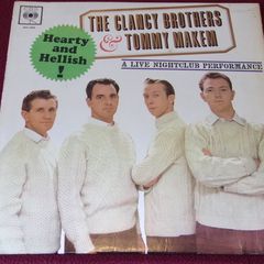 The Clancy Brothers And Tommy Makem Hearty And Hellish 1962 Uk Pressing Lp