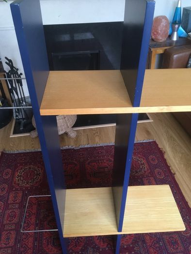 Solid wood heavy Bedside locker and matching bookshelf