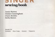 Singer Sewing Book. Jessie Hutton.