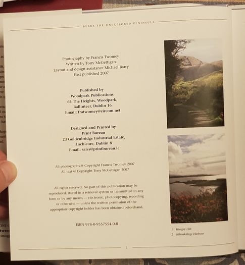 Beara: The Unexplored Peninsula by Francis Twomey and Tony McGettigan
