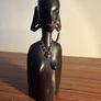 Vintage African Hand Carved Bust Image 2