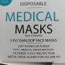 25 Disposable Medical Masks Image 2