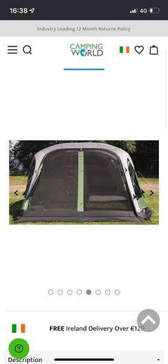 Air tent outwell chatham 4a