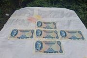 5 X First Series L.K. O Brien Five Pound Notes