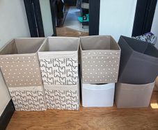 Fabric Storage Boxes Bundle of 8