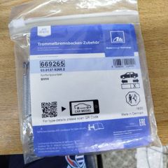 BMW e90 rear handbrake shoes