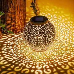 Solar Lantern Outdoor SOLPEX Hanging Garden Light Solar Power Lantern Waterproof Garden Ornament Outdoor Decoration for Porch,Yard Courtyard,Table, Lawn, Patio(Warm White)
