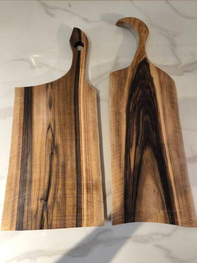 Handmade 65cm Walnut Live Edge Charcuterie Board