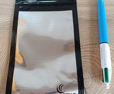 Zipper aluminum mobile accessories bags
