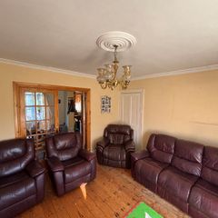 Sofa & 3 recliner chairs