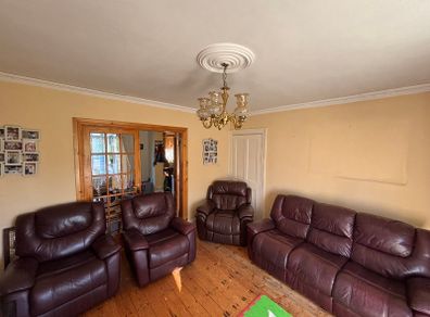 Sofa & 3 recliner chairs
