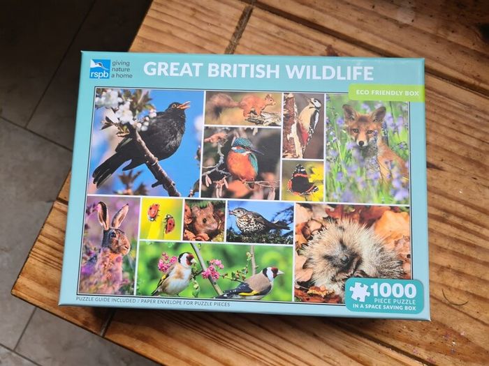 Great British Wildlife 1000 Piece Jigsaw Puzzle