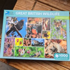 Great British Wildlife 1000 Piece Jigsaw Puzzle