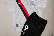 Kids Manchester city football kit 25-26 New Season Special Edition FIFA Club World Cup Jersey Haaland and Marmoosh