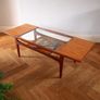 Mid Century G Plan Teak & Glass Coffee Table 1960s Vintage Retro Image 2
