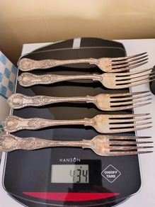Vintage Kings Pattern Forks