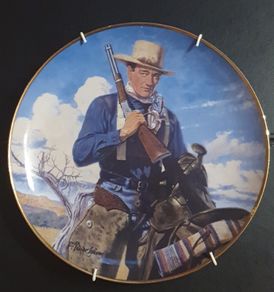 Franklin Mint Limited Edition John Wayne Decorative Plate