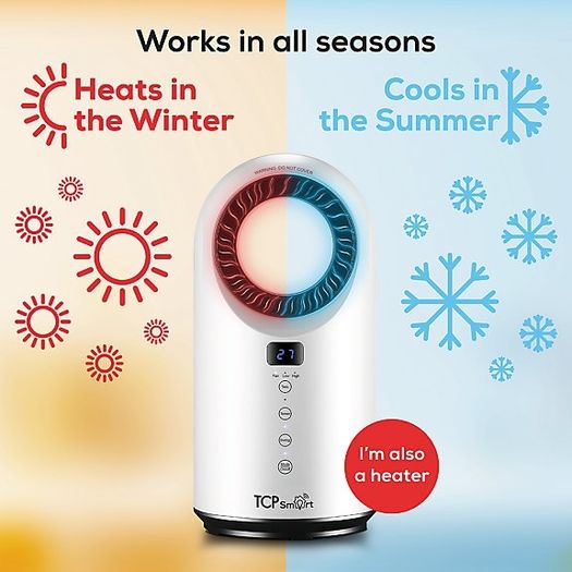 Fan Heater & Cooler (Smart LED Free standing heater)