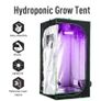 Mylar Hydroponic Grow Tent with Adjustable Vents and Floor Tray for Indoor Plant Growing Image 3