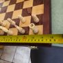 Wood chess set with chess board 80s vintage Image 2