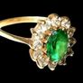 Vintage Hallmarked 14ct Gold Cluster Image 3