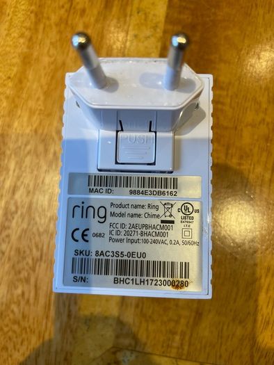 ring doorbell Wired + Chime