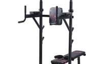 _Power Tower without Bench Home Multi Gym Pull Up Bar Dip Station, Multifunctional Bodybuilding Power Station, Strength Training Fitness Exercise Equipment for Home, Gym, Office