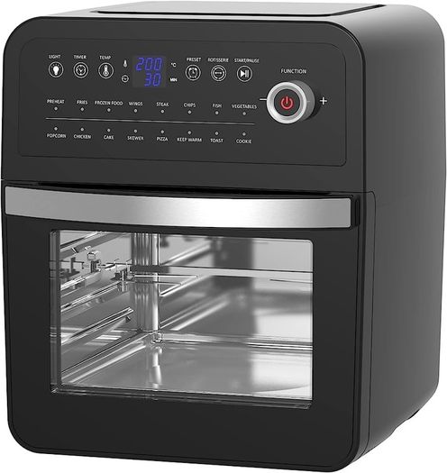 Air Fryer Oven Combi, Rotisserie and Grill, Large Family Size 12L with 16 Pre-Set Menus for Oil Free Cooking (FREE SHIPPING)