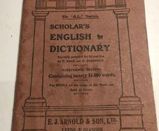 Scholar's English Dictionary by T.Page and A. Gardiner