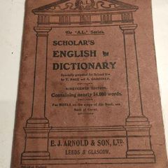 Scholar's English Dictionary by T.Page and A. Gardiner