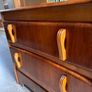 1930's Art Deco Walnut Chest of Drawers Image 4