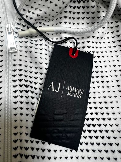 Armani all over print hoodie BNWT