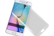 Full Curved 3D Tempered Glass Protector For Samsung Galaxy S6 EDGE PLUS- Clear