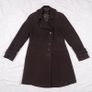 Next Dark Chocolate Brown Tailored Button Long Coat Jacket 10UK/38EU Image 6