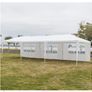 Gazebo 3x9M Waterproof Party Tent with 8 Side Panels Image 6