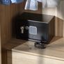 Small Value Safe, Digital Keypad, LED Light Indicators, Steel Locking Bolts, Emergency Override Key, Wall And Floor Fixings, Black Finish, 8 Litre Capacity Image 2