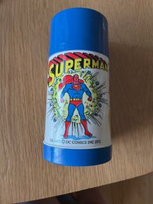 Vintage Superman Flask