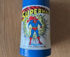Vintage Superman Flask