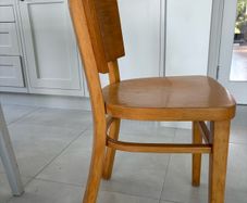 4 wooden chairs