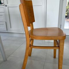 4 wooden chairs