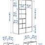 Ikea double wardrobe Image 3