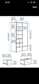 double ikea wardrobe