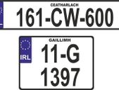 number plates
