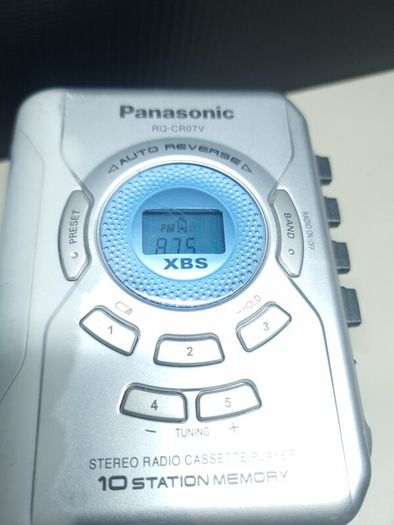Vintage Panasonic RQ-CR07V Stereo Radio Cassette Player / Walkman Style